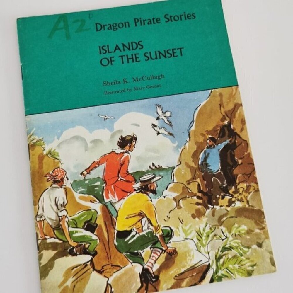 Islands of the Sunset by Sheila McCullagh Student Reader Book 1970s Pirates